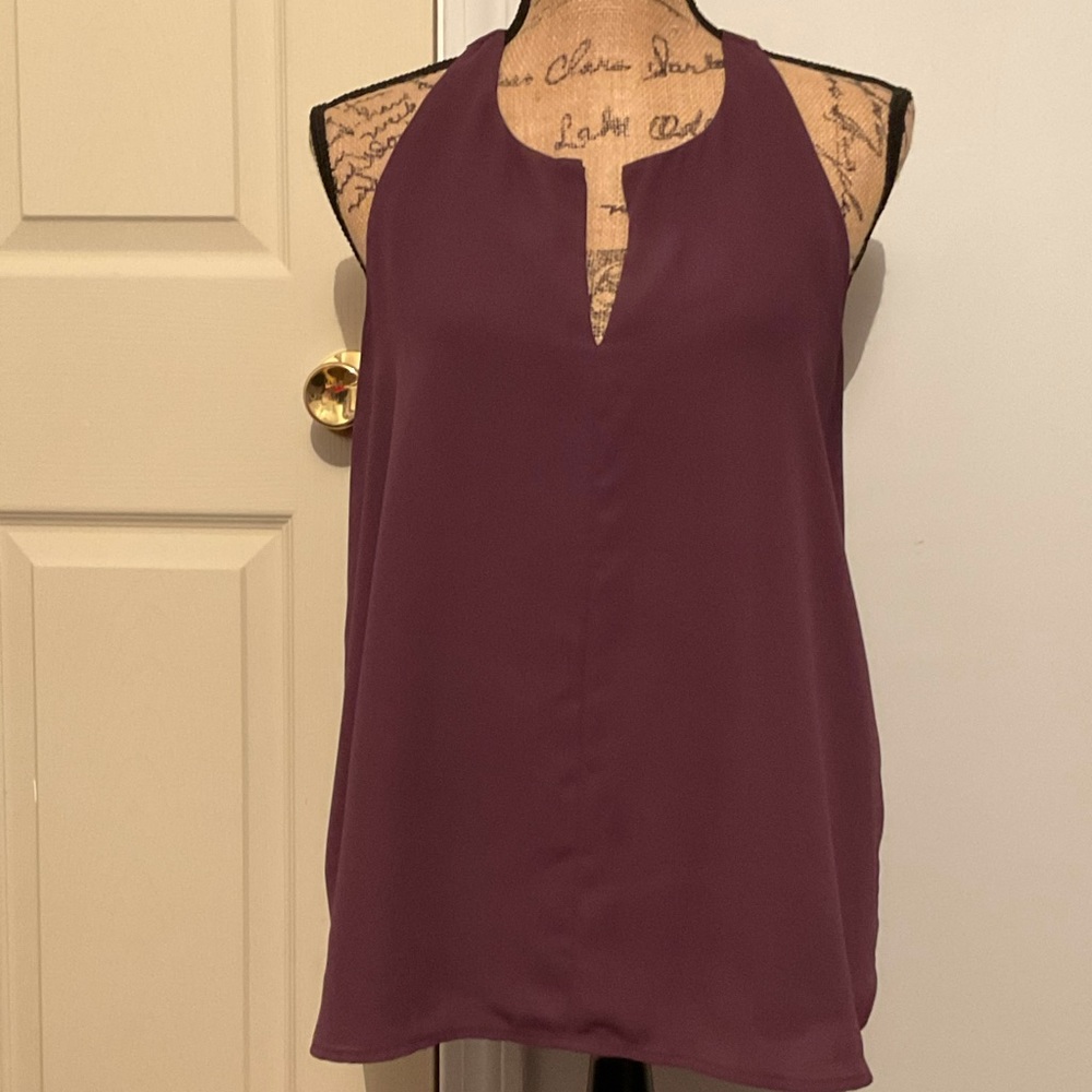 LOFT muted purple top size M - Picture 2 of 6